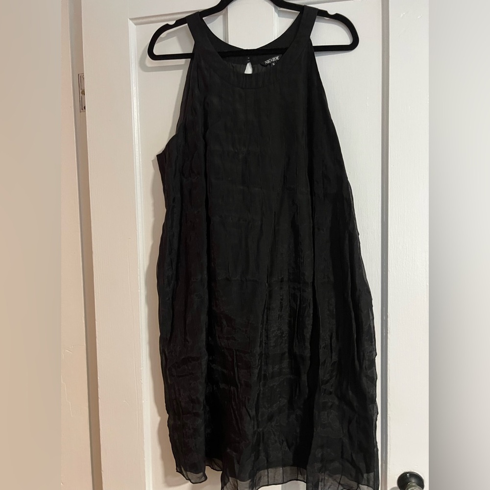 Nic+Zoe Black Sleeveless Dress 16